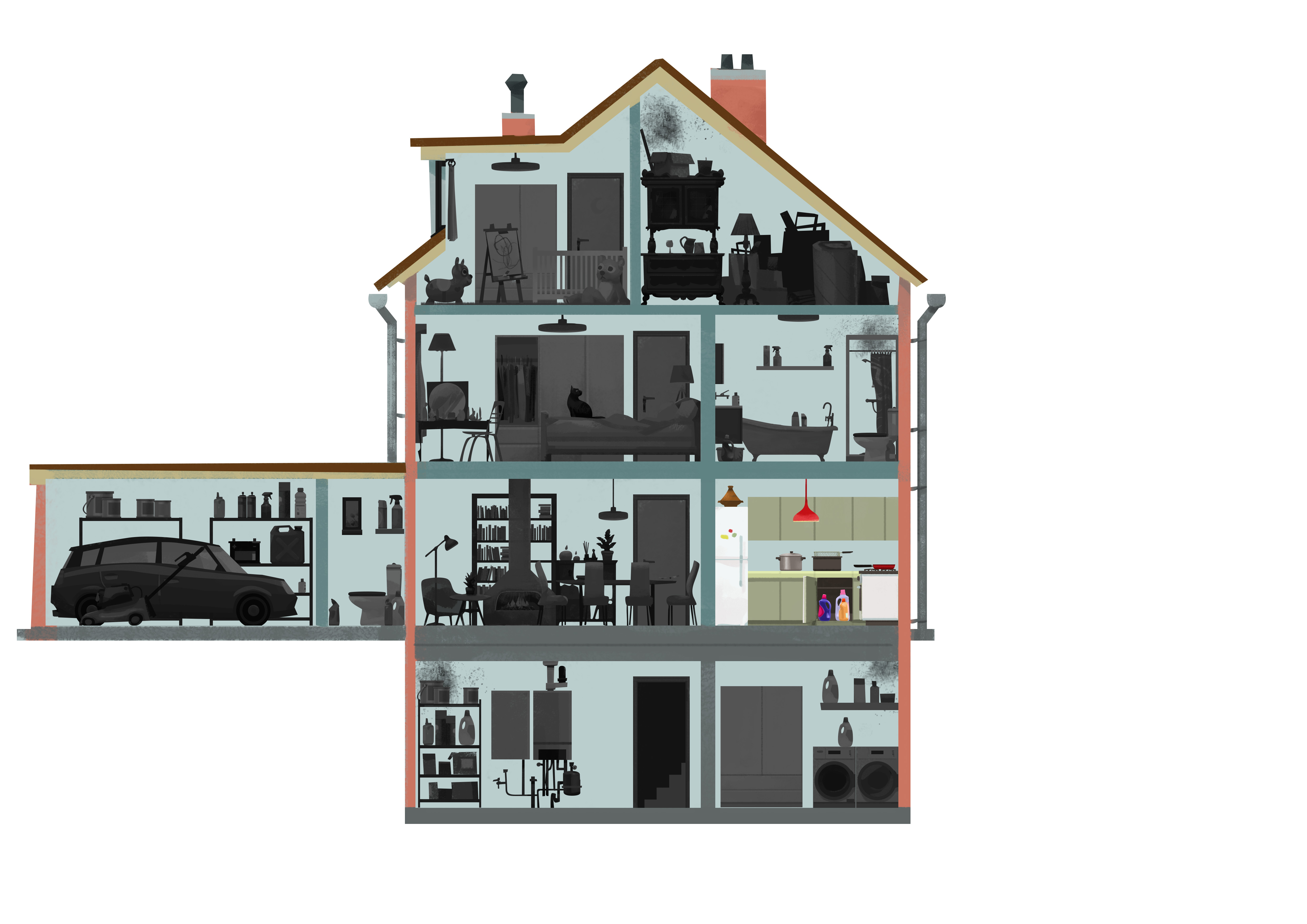 Polluants dans la cuisine